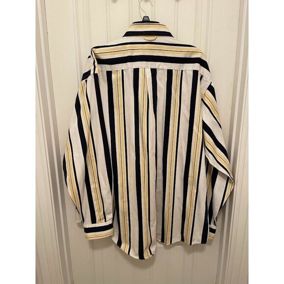 Hunt‎ Club Collection Wrinkle-Free Striped Cotton Shirt Men's sz XXL - Picture 8 of 11